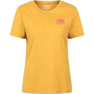 Mountain Warehouse Sunset Back Print T-shirt In Orange