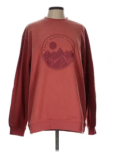 Pre-owned Mountain Warehouse Sweatshirt In Burgundy