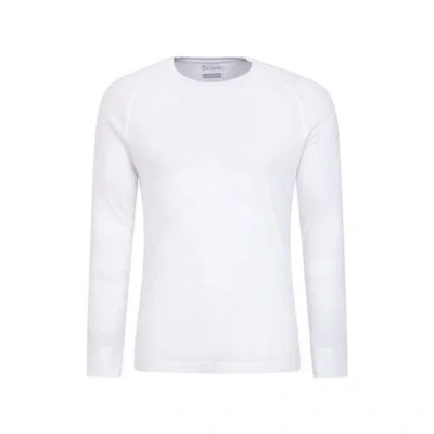Mountain Warehouse Talus Round Neck Long-sleeved Thermal Top In White