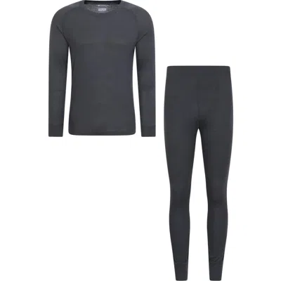 Mountain Warehouse Talus Thermal Base Layer Set In Gray