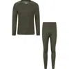 Mountain Warehouse Talus Thermal Base Layer Set In Green
