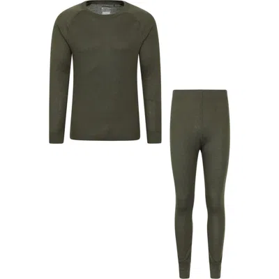 Mountain Warehouse Talus Thermal Base Layer Set In Green
