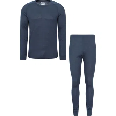 Mountain Warehouse Talus Thermal Base Layer Set In Blue