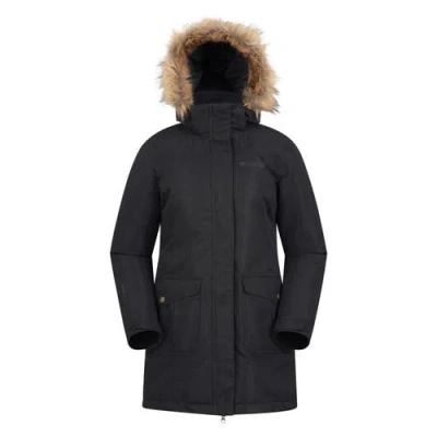 Mountain Warehouse Tarka Ii Long Padded Jacket In Black