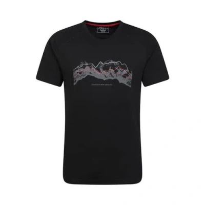 Mountain Warehouse Tech Mountains Natural T-shirt In Black
