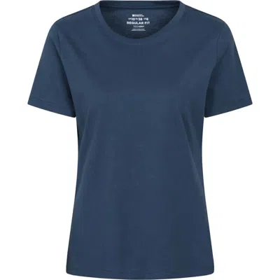 Mountain Warehouse Three Peaks Graphic Back Print T-shirt In Blue