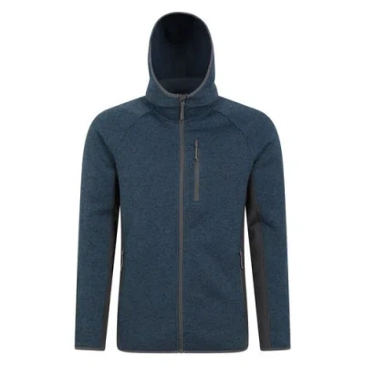 Mountain Warehouse Treston Fleece Hooded Hoodie In Blue