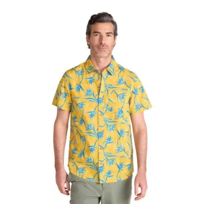 Mountain Warehouse Tropical Tree Branch Short-sleeved Shirt In Yellow