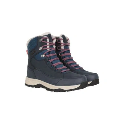 Mountain Warehouse Tundra Leather Snow Boots In Blue