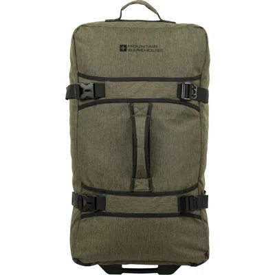 Mountain Warehouse Wander 100l 2 Wheeled Suitcase In Green