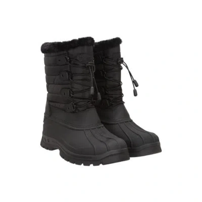 Mountain Warehouse Whistler Adaptive Snow Boots In Black