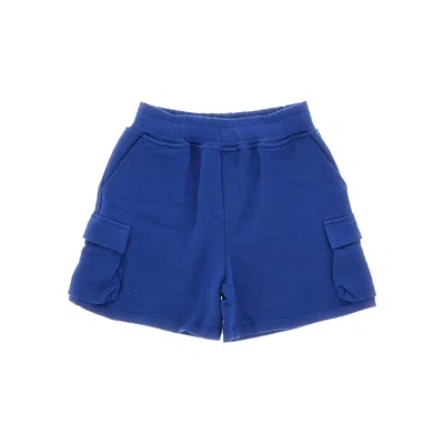 Mousse Dans La Bouche Cargo Sweatshorts Kids In Blue