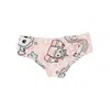 Mousse Dans La Bouche Printed Beachwear Bottom Kids In Pink