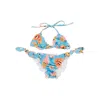 Mousse Dans La Bouche Printed Bikini Kids In Blue