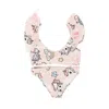Mousse Dans La Bouche Printed Bikini Kids In Pink
