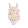 Mousse Dans La Bouche Printed Swimsuit Kids In Multicolor