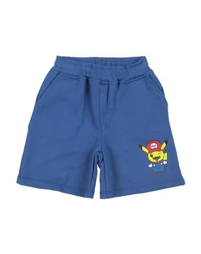 Mousse Dans La Bouche Babies'  Toddler Boy Shorts & Bermuda Shorts Blue Size 6 Cotton