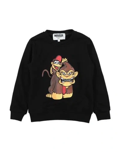 Mousse Dans La Bouche Babies'  Toddler Boy Sweatshirt Black Size 6 Cotton