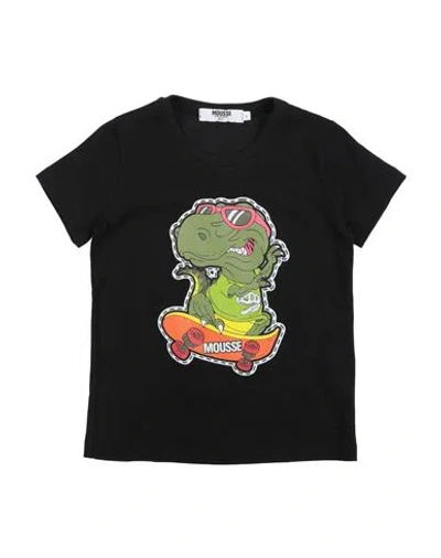 Mousse Dans La Bouche Babies'  Toddler Boy T-shirt Black Size 6 Cotton