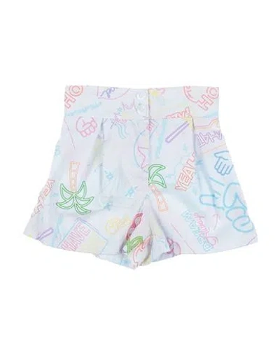 Mousse Dans La Bouche Babies'  Toddler Girl Shorts & Bermuda Shorts White Size 4 Cotton