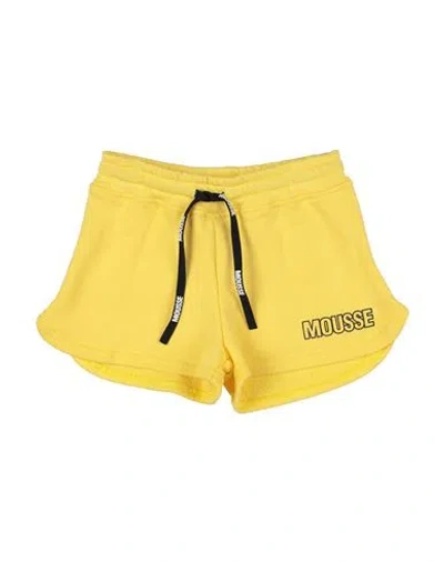 Mousse Dans La Bouche Babies'  Toddler Girl Shorts & Bermuda Shorts Yellow Size 6 Cotton In White