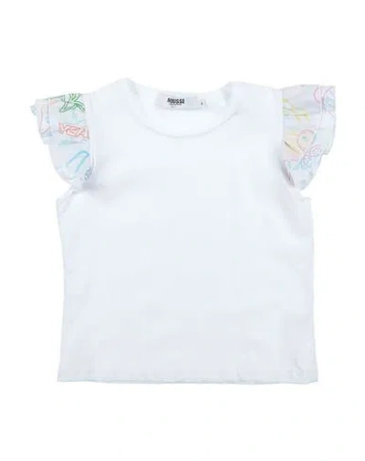 Mousse Dans La Bouche Babies'  Toddler Girl T-shirt White Size 6 Cotton