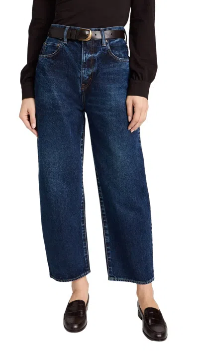 Moussy Allensworth Round Jean In Dark Blue