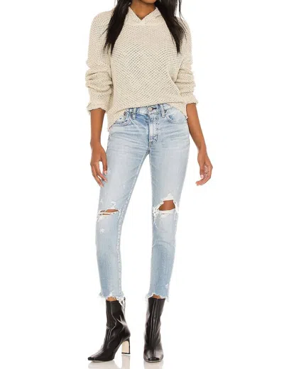 Moussy Altawoods Skinny Jean In Light Blue