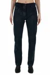 Moussy Banning Straight Jeans In Black In Black