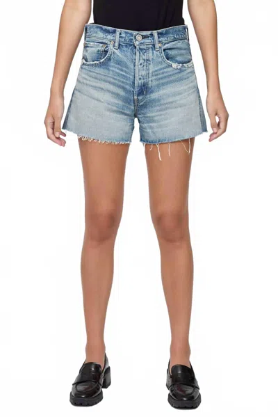 Moussy Bayville Shorts In Blue