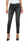 Moussy Belver Skinny Jean In Black In Multi