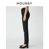 MOUSSY MOUSSY 秋季高腰水洗直筒牛仔裤C10FAA12-1140,6920698796413648536