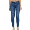 Moussy Caledonia Skinny Jeans In Blue In Blue