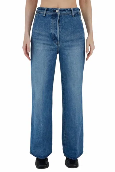 MOUSSY CAMBRIA CENTERPRESS WIDE JEAN IN BLUE