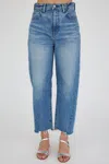 Moussy Cloverhill Round Pants In Light Blue In Blue