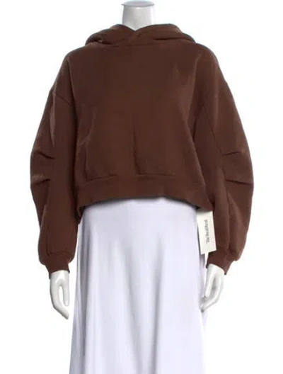 Pre-owned Moussy Crew Neck Sweater In Brown
