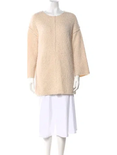 Pre-owned Moussy Crew Neck Sweater In Neutral