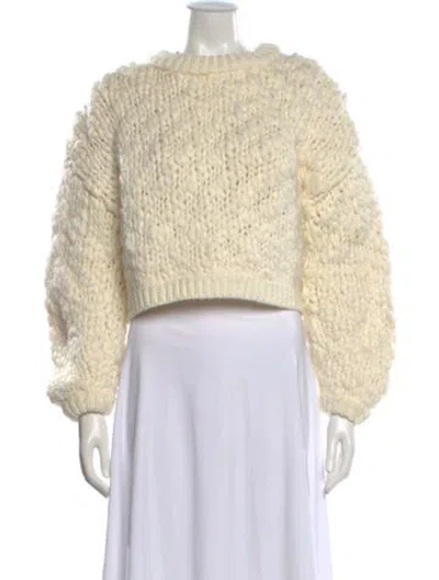 Pre-owned Moussy Crew Neck Sweater In Neutral