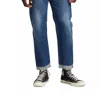 Moussy Dellwood Tapered Jeans In Blue In Blue