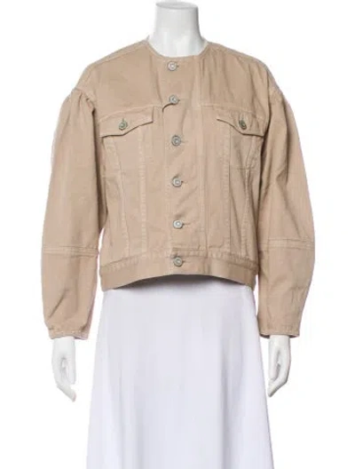 Pre-owned Moussy Denim Jacket In Neutral