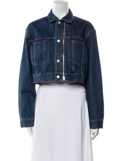 Pre-owned Moussy Denim Jacket W/ Tags In Blue