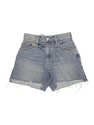 Pre-owned Moussy Denim Shorts In Blue