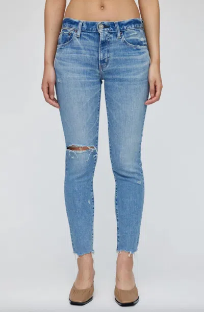 MOUSSY DEPEW SKINNY JEANS IN BLUE