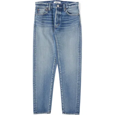 Moussy Evans Tapered Jeans In Blue