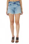 Moussy Fairlawn Shorts In Light Blue In Blue