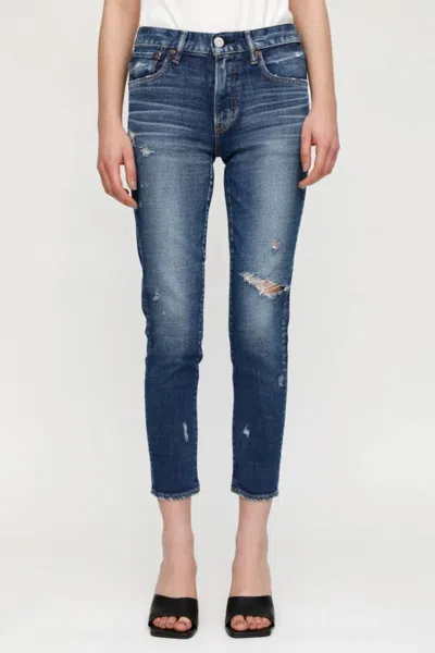 Moussy Gleedsville Skinny Jeans In Blue
