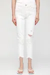 Moussy Mv Glendele Skinny Jeans In White In White