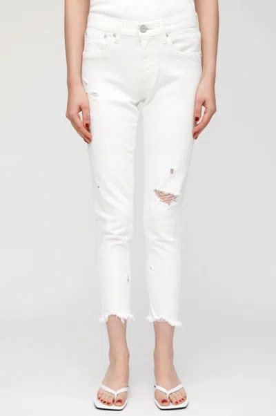 Moussy Glendele Skinny Jean In White