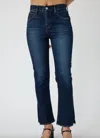 Moussy Glendora Flare Jeans In Blue In Blue