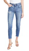 Moussy Hammond Skinny High Rise Jean In Blue